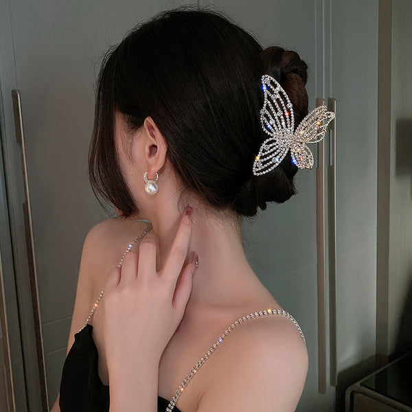 Pearl Butterfly Hair Clip